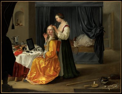 Lady at Her Toilet by Netherlandish School